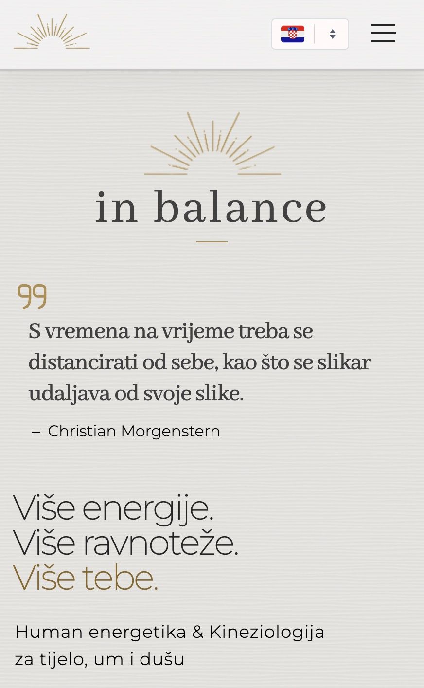 Screenshot von www.inbalance-energetik.com | SEO-freundlicher Seitenaufbau mit sauberer Technik und guter Performance