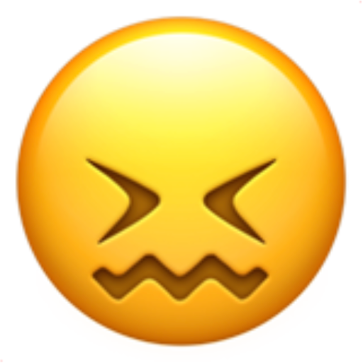 Ein verwirrtes Emoji Gesicht