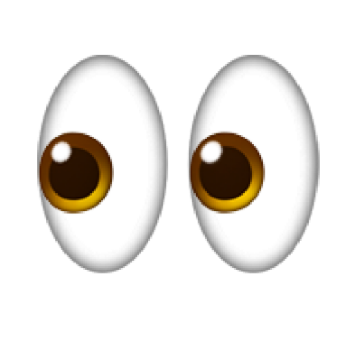 Zwei Augen als Symbol für wahrnehmbare Inhalte