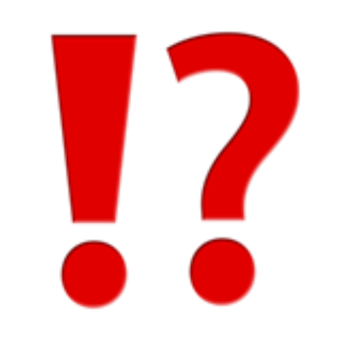 Ein Rufzeichen und Fragezeichen Emoji