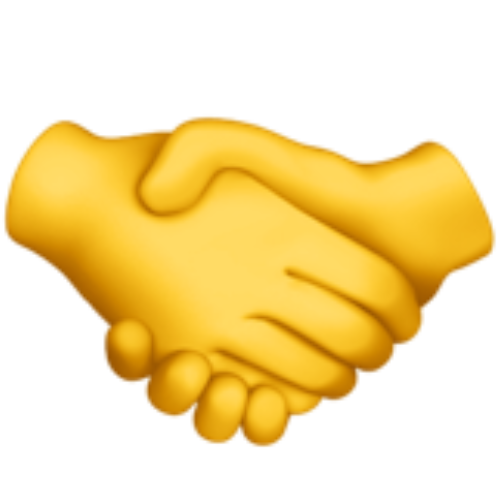 Ein Emoji von 2 Händen, die ineinandergreifen als Botschaft für die Wartung deiner Website