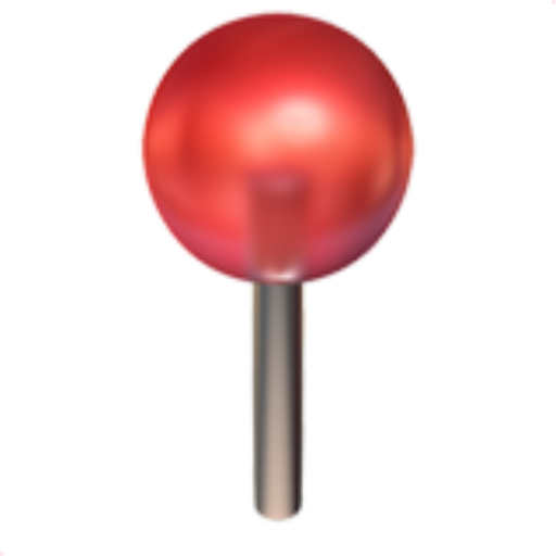 Ein Stecknadel Emoji als Symbol für lokale SEO und Auffindbarkeit der Ordination in der Region