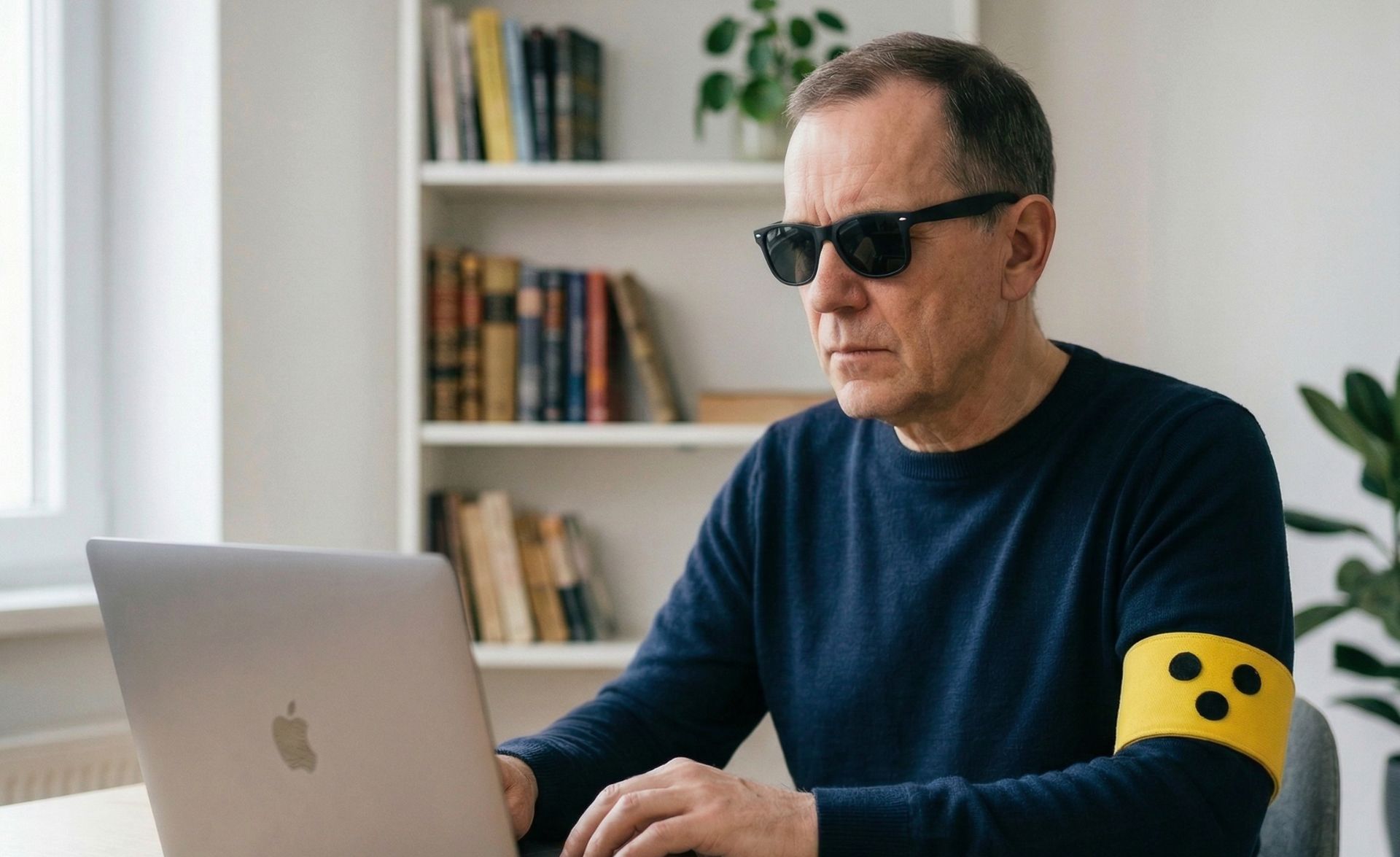 Eine Person nutzt eine Website auf einem Smartphone, symbolisch für barrierefreie digitale Angebote in Österreich