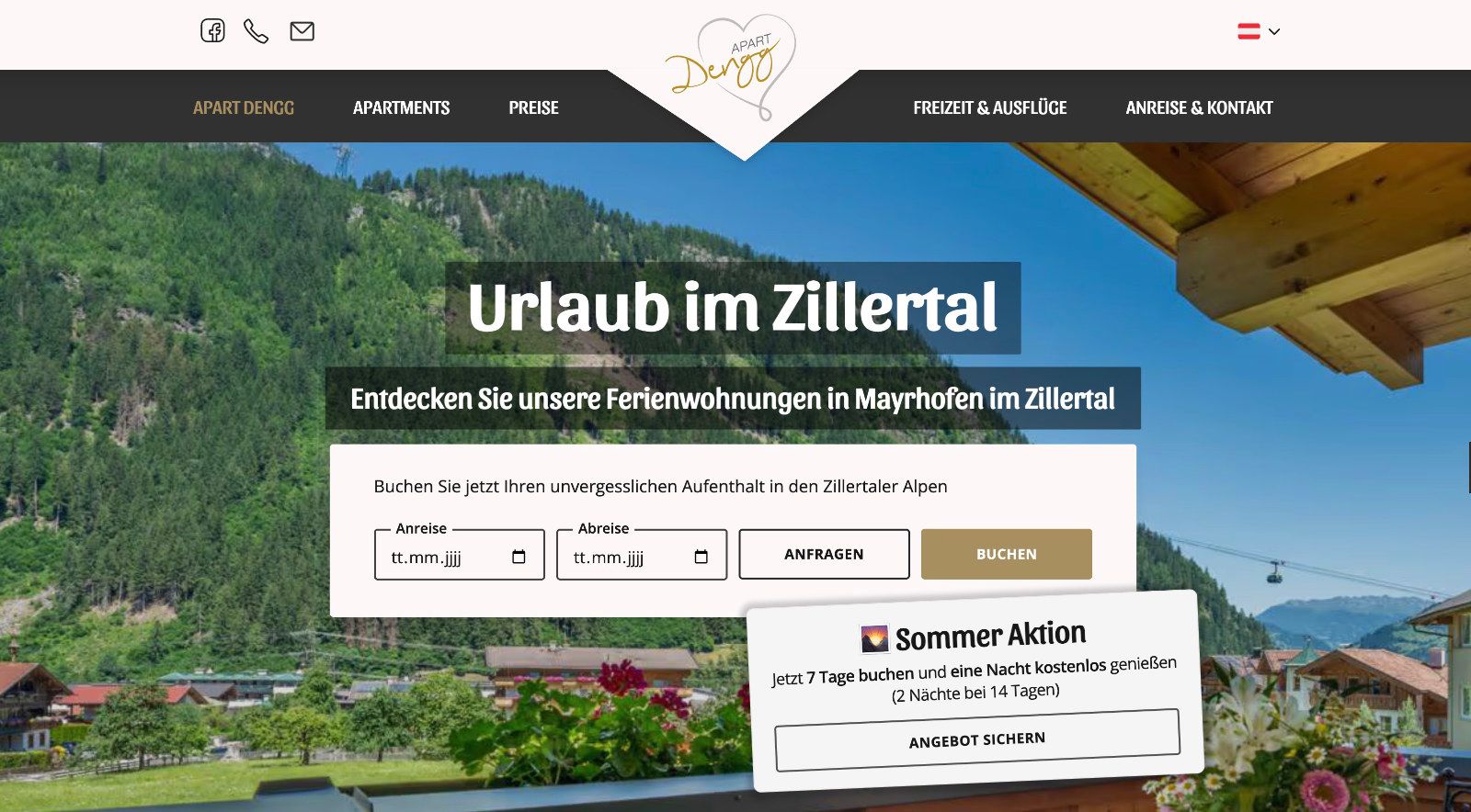 Moderne, schnelle Website nach dem Nachbau durch webgaudi